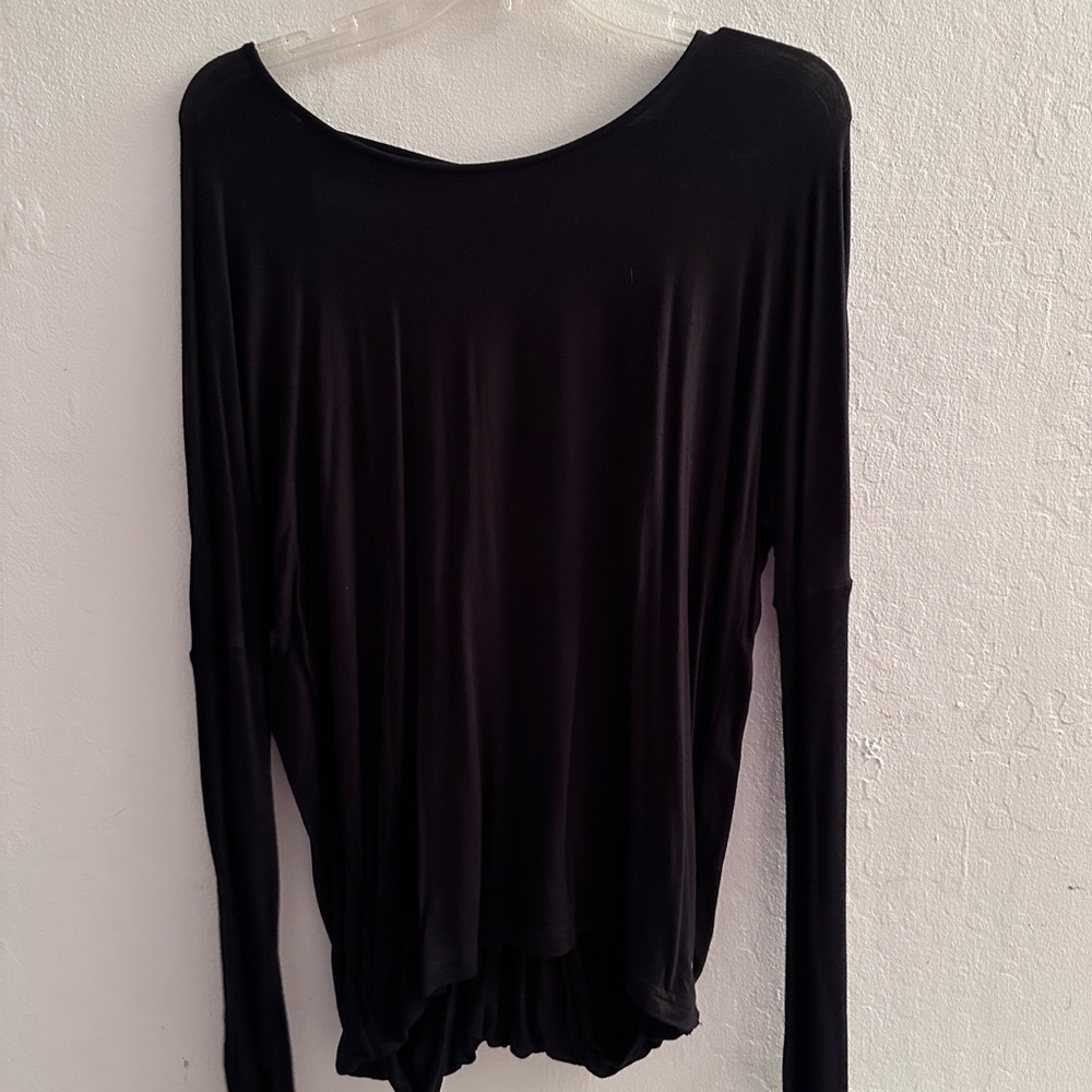 Forever 21 Black Long Sleeve Top